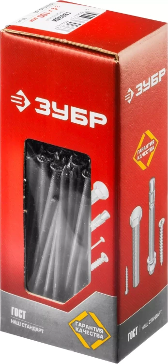 ЗУБР ГОСТ 4028-63, 100 x 4 мм, 1 кг, строительные гвозди (305011-40-100) купить в Муравленко