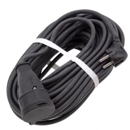 Удлинитель силовой 20 м, 16 А, тип УХз16, КГ 3 x 2.5 мм, 1 розетка, Россия Сибртех 95896