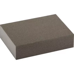 Губка шлифовальная ЗУБР "МАСТЕР" четырехсторонняя, средняя жесткость, Р320, 100х68х26мм 35611-320