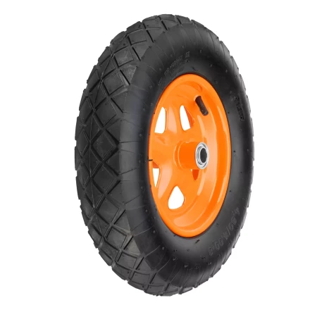 Колесо пневматическое Palisad «Звезда» 4.80/4.00-8 D380 мм, внутренний диаметр подшипника 20 мм, длина оси 90 мм, 689485 купить в Муравленко