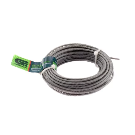 Леска для триммера квадратная витая, армированная алюминием, 3.0 мм х 10 м, Россия Сибртех 962005 купить в Муравленко