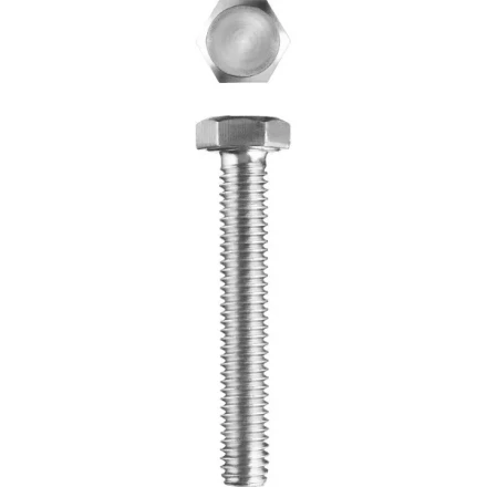 Болт ГОСТ 7798-70, M10 x 40 мм, 4 шт, кл. пр. 5.8, оцинкованный, ЗУБР 303086-10-040 купить в Муравленко