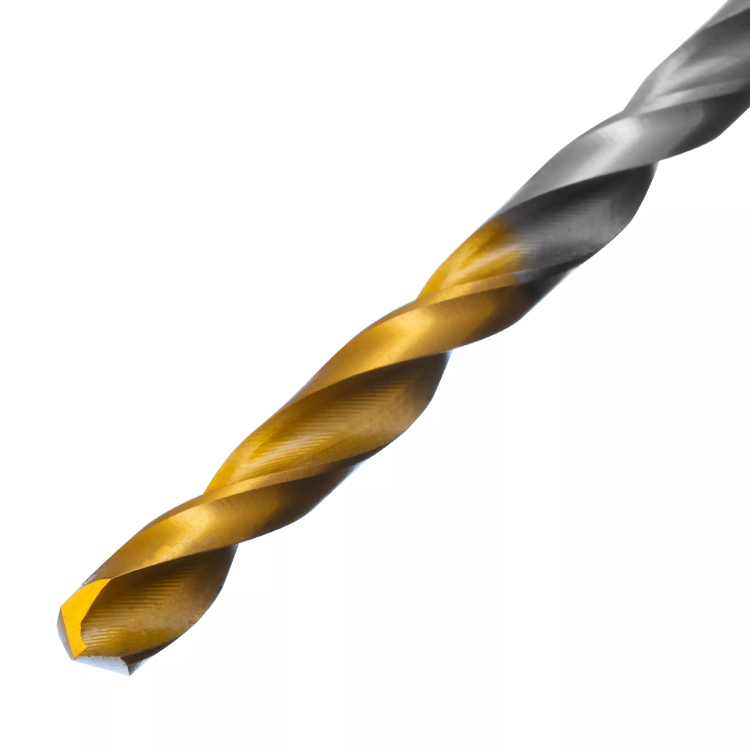 Сверло спиральное по металлу 4,2 х 119 мм, Р6М5, Golden Tip, удлиненное Denzel 718251 купить в Муравленко
