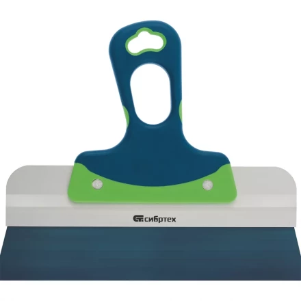 Шпатель фасадный, колоризованная пружинная сталь 65Г, 300 мм, 2-компонентная ручка  СИБРТЕХ 85554 купить в Муравленко