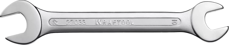 Ключи гаечные рожковые KRAFTOOL EXPERT, Cr-V, DIN 3110 27033-19-22 купить в Муравленко