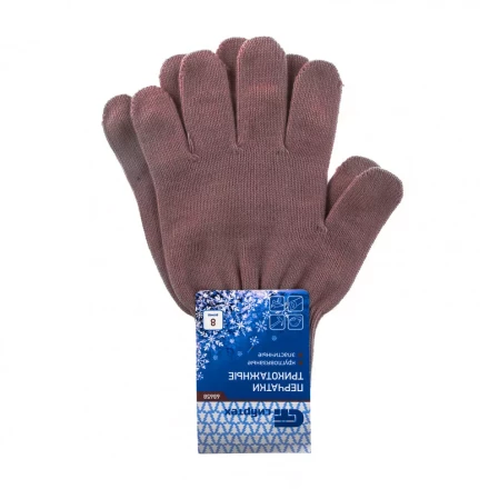 Перчатки трикотажные акрил коралл оверлок Россия Сибртех 68658 купить в Муравленко