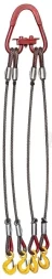 Строп канатный четырехветвевой 4СК 4 т L=5 м Звено РТ-3 с кч Гост 1.6 т опрессовка