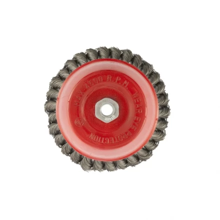 Щетка для УШМ 150 мм М14 &quot;чашка&quot; крученая проволока 0,35 мм MTX 74618 купить в Муравленко