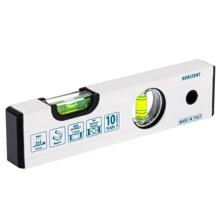 Уровень алюминиевый магнитный 200 мм фрезерованный 2 глазка Gross 33669 купить в Муравленко