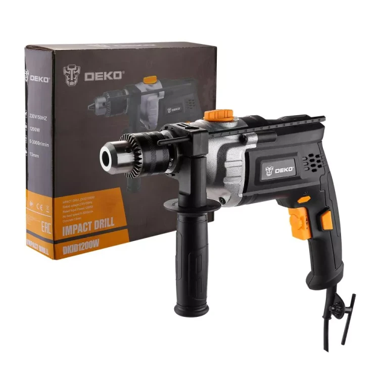 Дрель ударная DEKO DKID1200W, 063-4156 купить в Муравленко