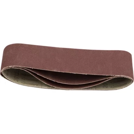 Лента STAYER &quot;MASTER&quot; шлифовальная универсальная бесконечная на тканевой основе, для ЛШМ, P100, 75х457мм, 3шт 35441-100 купить в Муравленко