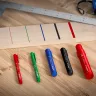 ЗУБР МП-300К красный, 2-5 мм, клиновидный перманентный маркер (06323-3) купить в Муравленко