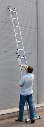 Лестница СИБИН универсальная, двухсекционная, 8 ступеней 38823-08 купить в Муравленко