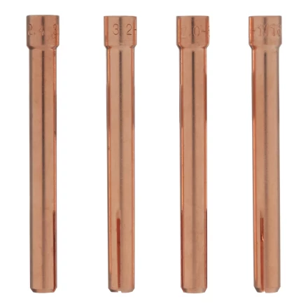 Набор цанг для электрода 1,6мм, 2,0мм, 2,4мм, 3,2 мм Denzel 93657 купить в Муравленко