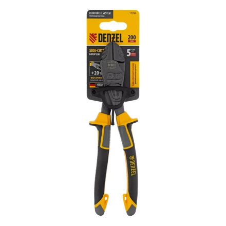 Бокорезы 200 мм Denzel 17784, усиленные, трехкомпонентные рукоятки купить в Муравленко