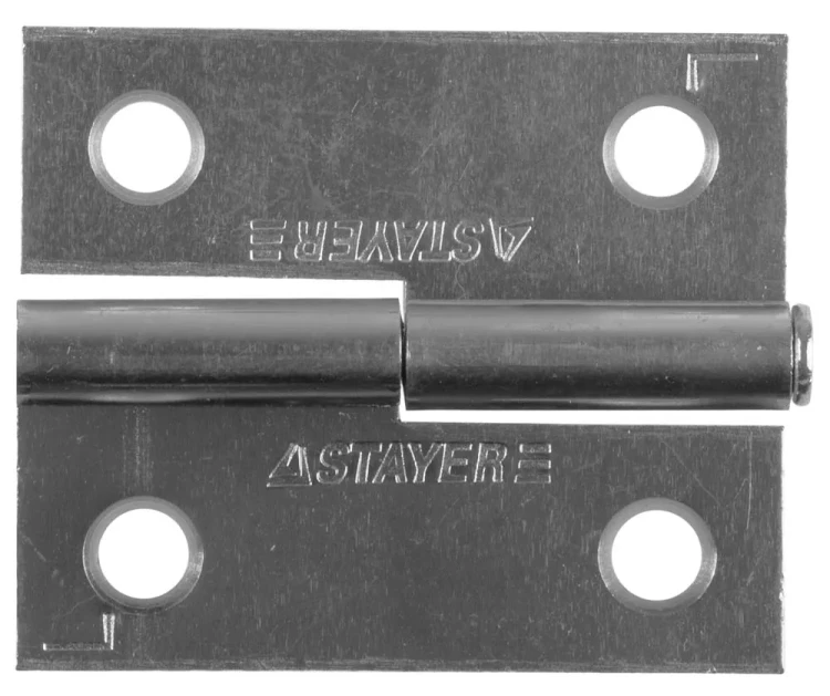 Петля дверная STAYER "MASTER" разъемная, цвет белый цинк, левая, 50мм 37613-50-1L купить в Муравленко
