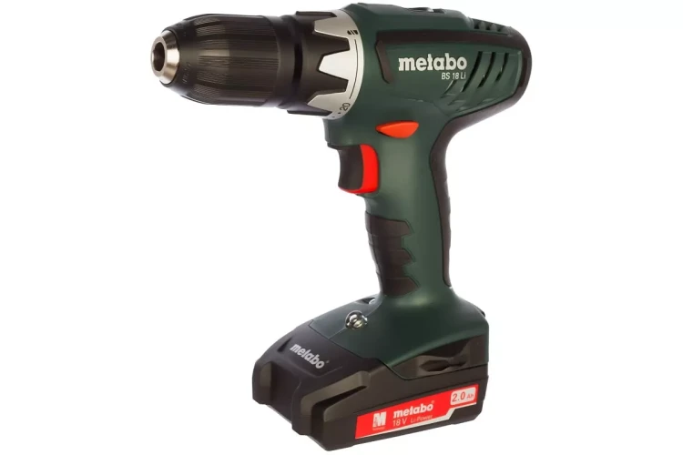 Дрель-винтоверт аккумуляторная Metabo BS 18 2х2.0Ач LiIon в кейсе купить в Муравленко