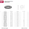 Шайба DIN 9021 кузовная, 4 мм, 50 шт, оцинкованная, ЗУБР 303826-04 купить в Муравленко