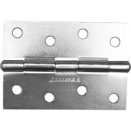 Петля дверная STAYER &quot;MASTER&quot; универсальная, цвет белый цинк, 100мм 37611-100-1 купить в Муравленко