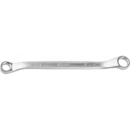 Ключ ЗУБР &quot;ПРОФИ&quot; гаечный накидной изогнутый, Cr-V сталь, хромированный, 9х11мм 27132-09-11 купить в Муравленко