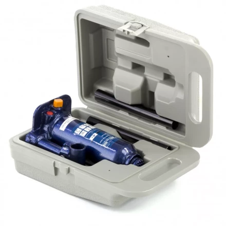 Домкрат гидравлический бутылочный 4 т h подъема 188-363 мм в пластиковом кейсе Stels 51174 купить в Муравленко