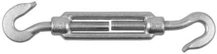 Талреп ЗУБР &quot;ПРОФЕССИОНАЛ&quot; DIN 1480, крюк-крюк, оцинкованный, кованая натяжная муфта, М16, ТФ16, 2 шт 4-304365-16 купить в Муравленко