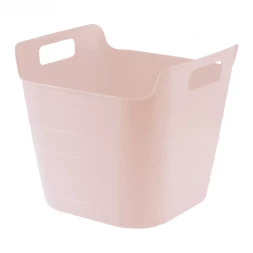 Ведро гибкое сверхпрочное 26 л розовое Сибртех 67511