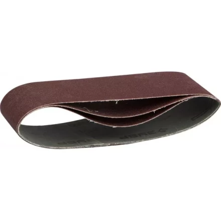 Лента шлифовальная бесконечная ЗУБР &quot;МАСТЕР&quot; на тканевой основе, для ЛШМ, P100, 75х457мм, 3шт 35541-100 купить в Муравленко