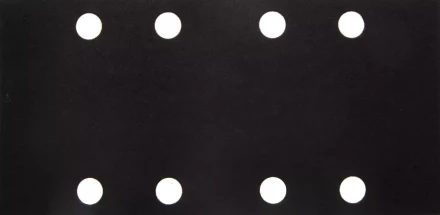 Лист шлиф. универсал. URAGAN &quot;Оптимален для мягких пород дерева&quot; 8 отверстий по линии, для ПШМ, P320, 80х166мм, 50шт 907-21101-320-50 купить в Муравленко