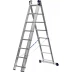 Лестница СИБИН универсальная, трехсекционная со стабилизатором, 8 ступеней 38833-08 купить в Муравленко