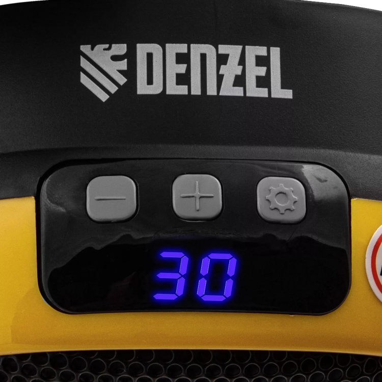 Тепловентилятор портативный керамический Denzel DTFC-700, 3 реж. вентилятор, нагрев 700 Вт 96407 купить в Муравленко