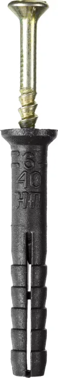 Дюбель-гвоздь полипропиленовый, потайный бортик, 6 x 40 мм, 125 шт, STAYER Master 30645-06-040 30645-06-040 купить в Муравленко