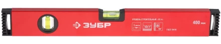 Уровень ЗУБР &quot;МАСТЕР&quot; &quot;УС - 4&quot; коробчатый, крашеный, 2 ампулы, фрезерованная базовая поверхность, 40 см 4-34584-040 купить в Муравленко