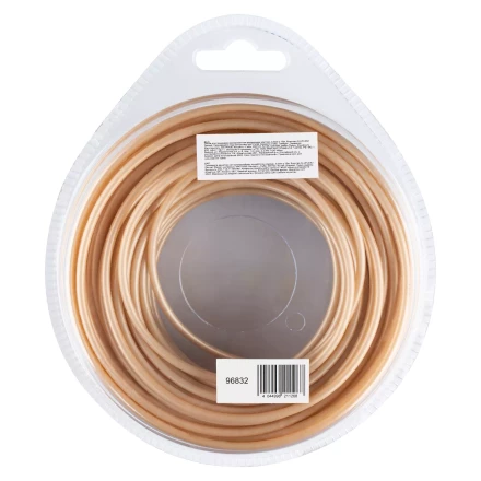 Леска для триммера армированная алюминием круглая, 3,0мм х 15м, блистер ALUFLEX Denzel 96832 купить в Муравленко