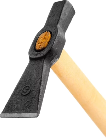 Молоток-кирочка КАМЕНЩИКА 400 г с деревянной рукояткой, 2017-4 купить в Муравленко