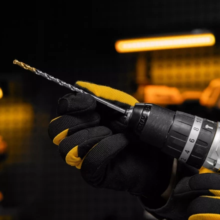 Сверло спиральное по металлу Denzel 5 х 132 мм, Р6М5, Golden Tip, удлиненное, 718254 купить в Муравленко