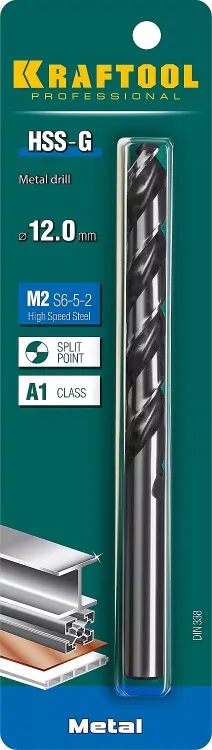 Сверло по металлу HSS-G 29651-12 купить в Муравленко