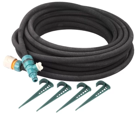 Шланг RACO сочащийся, в комплекте с коннекторами и колышками, 1/2&quot;x15м 4270-55927 купить в Муравленко