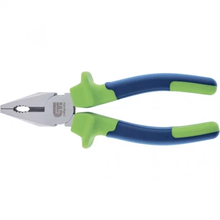 Плоскогубцы комбинированные 160 мм двухкомпонентные рукоятки СИБРТЕХ 17050 купить в Муравленко