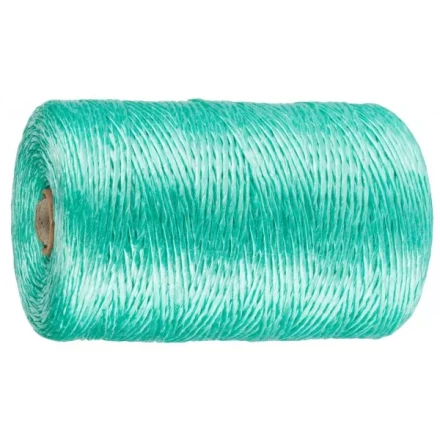 Шпагат ЗУБР многоцелевой полипропиленовый, зеленый, d=1,8 мм, 500 м, 50 кгс, 1,2 ктекс 50033-500 купить в Муравленко