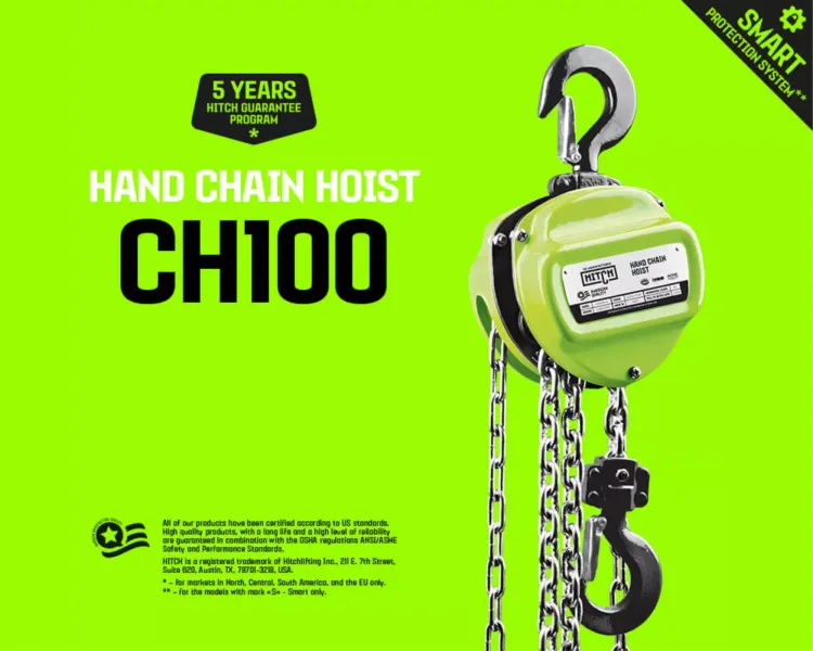 Таль ручная цепная HITCH CH100, 1.5 т, 3 м купить в Муравленко
