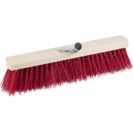 Щетка GRINDA &quot;EURO&quot; уличная без ручки, буковая колодка, жесткая щетина, с металлическим держателем для черенка, 40см 39193-40 купить в Муравленко