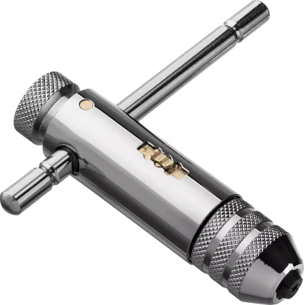 Метчикодержатель ЗУБР &quot;ПРОФЕССИОНАЛ&quot; с храповым механизмом и реверсом М3 - М10, 85 / 100 мм 28137-85_z01 купить в Муравленко