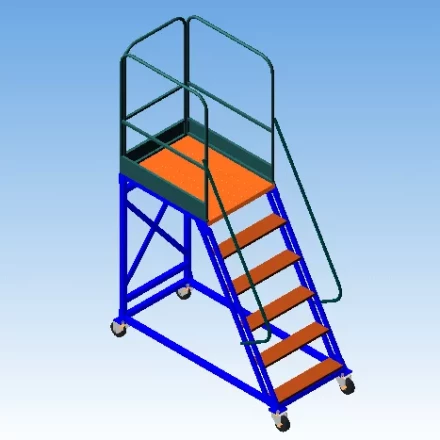 Лестница с площадкой УСЦ ЛСА-1800 купить в Муравленко