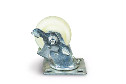 Колесо большегрузное поворотное SCdnb 42 100 мм полипропиленовое с тормозом 1024222 купить в Муравленко