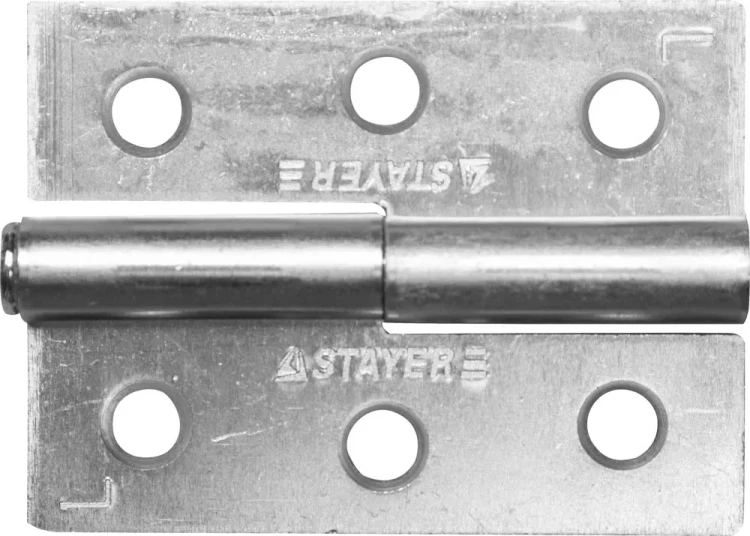 Петля дверная STAYER "MASTER" разъемная, цвет белый цинк, левая, 65мм 37613-65-1L купить в Муравленко