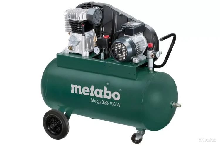 Компрессор масляный поршневой ременной Metabo Mega 350-100 W купить в Муравленко