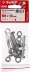 Болт (DIN933) в комплекте с гайкой (DIN934), шайбой (DIN125), шайбой пруж. (DIN127), M8 x 50 мм, 4 шт, ЗУБР 303436-08-050 купить в Муравленко