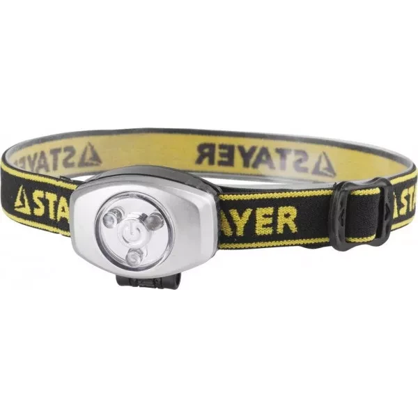 Фонарь STAYER "STANDARD" налобный светодиодный, 3ULTRA LED, 2CR2032 56580 купить в Муравленко