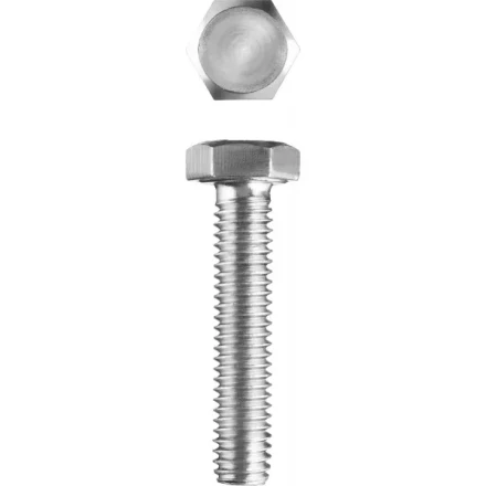 Болт ЗУБР &quot;МАСТЕР&quot; с шестигранной головкой, ГОСТ 7798-70, класс прочности 5.8, оцинкованный, M20x90мм, 5кг 303080-20-090 купить в Муравленко